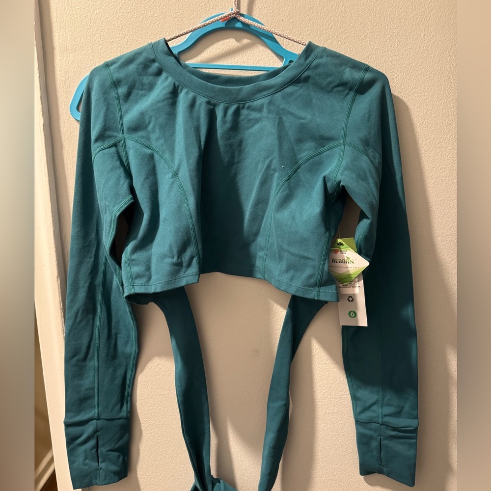 Mono B Teal Activewear Top